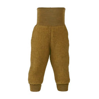 Broek wolfleece saffraan