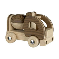 Houten cementwagen