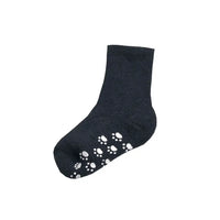 Wollen sokken met anti slip - denim