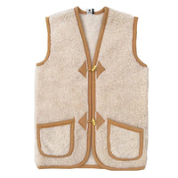 Bodywarmer dames van wol – Alpen Beige