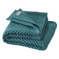 Baby deken wol Honeycomb eucalyptus