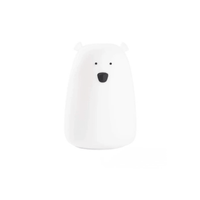 Grote beer lamp Wit Oplaadbaar USB-C