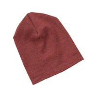 Beanie dopmuts wol zijde koper