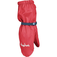 Regenhandschoen met fleecevoering rood