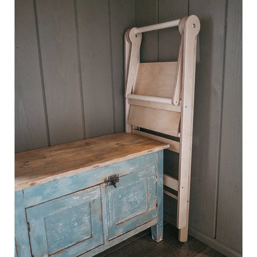 Houten opvouwbare leertoren - naturel