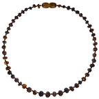 Barnsteen ketting dames green - unpolished