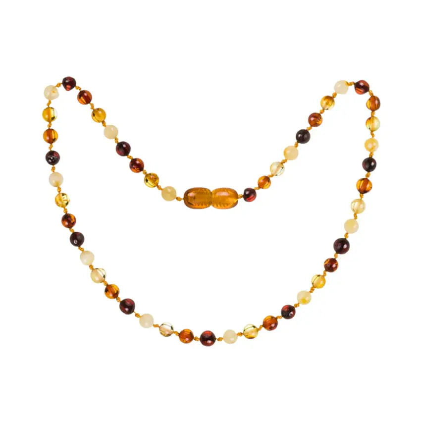 Barnsteen ketting baby/peuter luxery multi 4 color