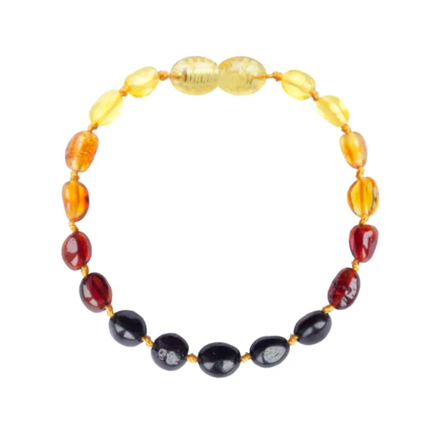 Barnsteen armband dames rainbow