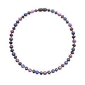 Barnsteen ketting baby/peuter Cherry - lapis lazuli - amethist