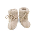 Slofjes wolfleece zand