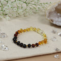 Barnsteen armband kind rainbow