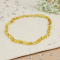 Barnsteen ketting baby/peuter Honey