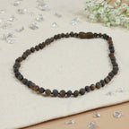 Barnsteen ketting dames green - unpolished