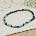 Barnsteen ketting kind cherry - turkoois - jade