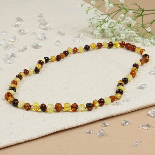 Barnsteen ketting dames luxury multi 4 color