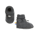 Baby slofjes wolfleece - Antraciet