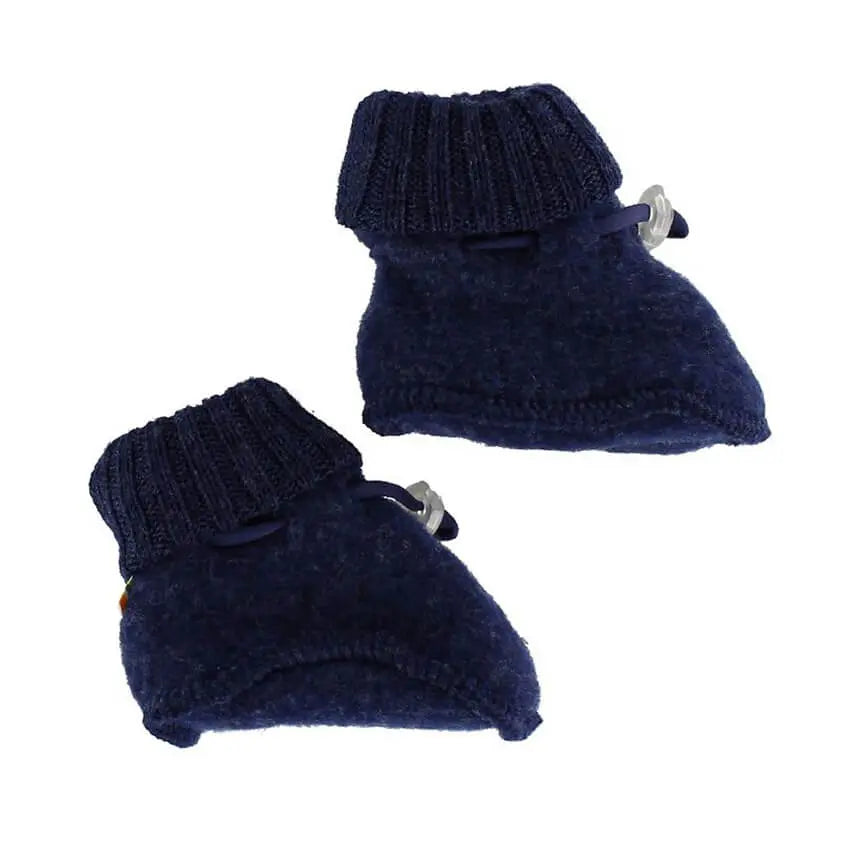 Baby slofjes wolfleece - Blauw
