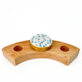 Beschuit met blauwe muisjes steker