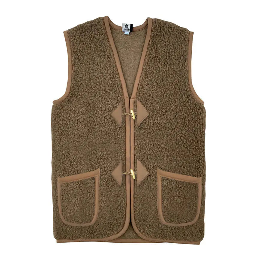 Bodywarmer dames van wol – Alpen Bark