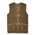 Bodywarmer dames van wol – Alpen Bark
