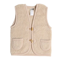 Bodywarmer kind van wol - Alpen junior English tea