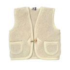 Bodywarmer kind van wol - Alpen junior naturel