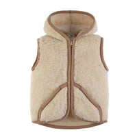 Bodywarmer kind van wol - Robby Beige