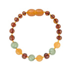 Barnsteen armband kind aventurijn – jade