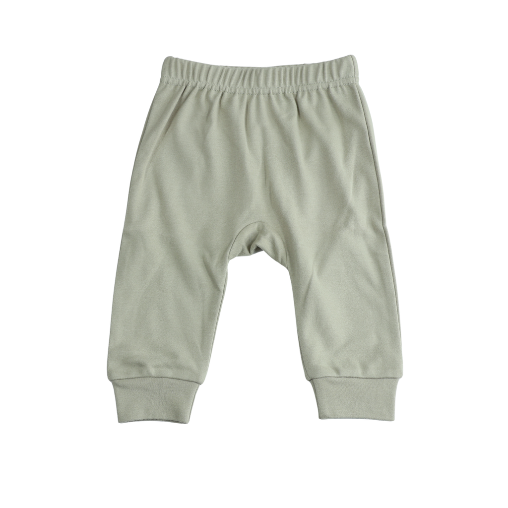 Babybroek Extra Soft Olijf – 100% Biologisch Katoen