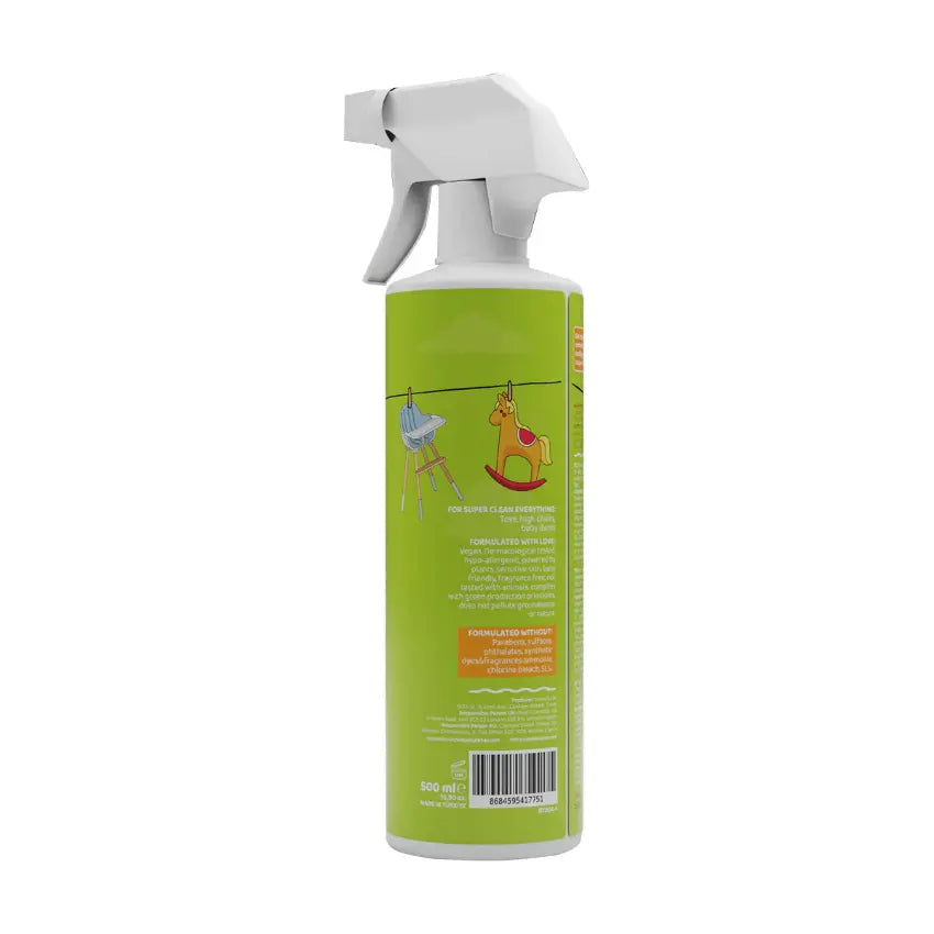 Natuurlijke Speelgoed- en Oppervlakte Reiniger (500ml)