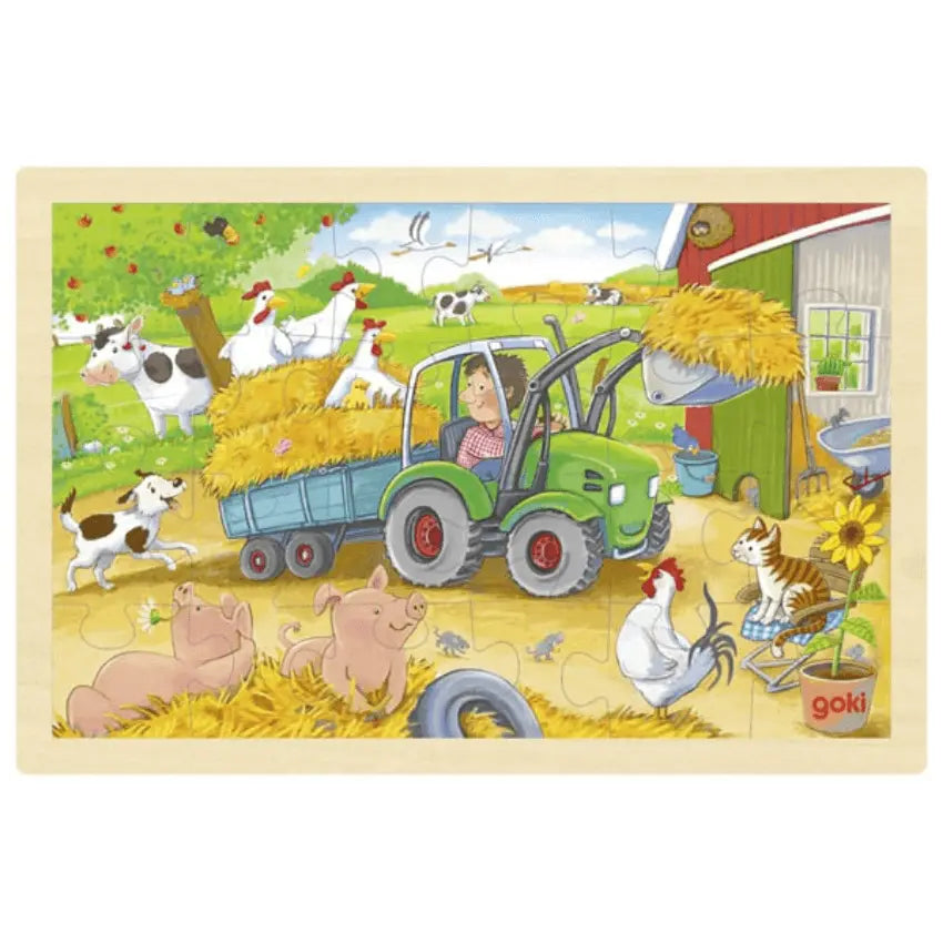 baby-natura-goki-houten-puzzel--kleine-tractor-small-boerderij