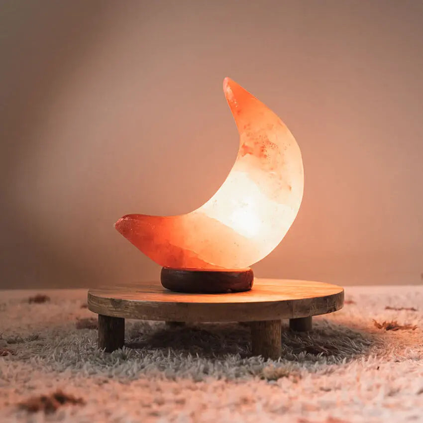 Himalaya zoutlamp maan rood Baby Natura