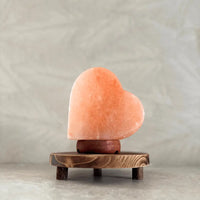 Himalaya zoutlamp hart rood