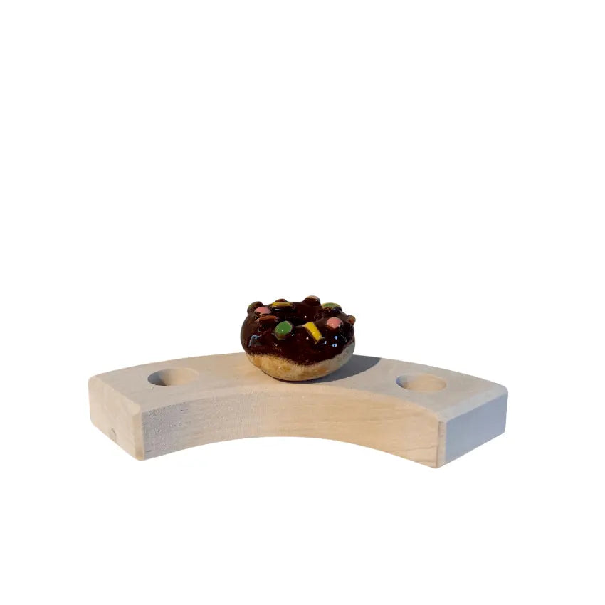 Donut bruin steker