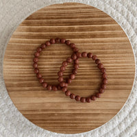 Goudsteen kogelarmband 6mm kind