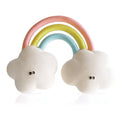 Bijtspeelgoed natuurrubber Regenboog