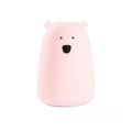 Grote beer lamp Roze Oplaadbaar USB-C