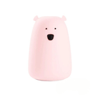 Grote beer lamp Roze Oplaadbaar USB-C
