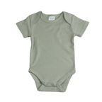 Romper Korte Mouw Extra Soft Olijf – 100% Biologisch Katoen