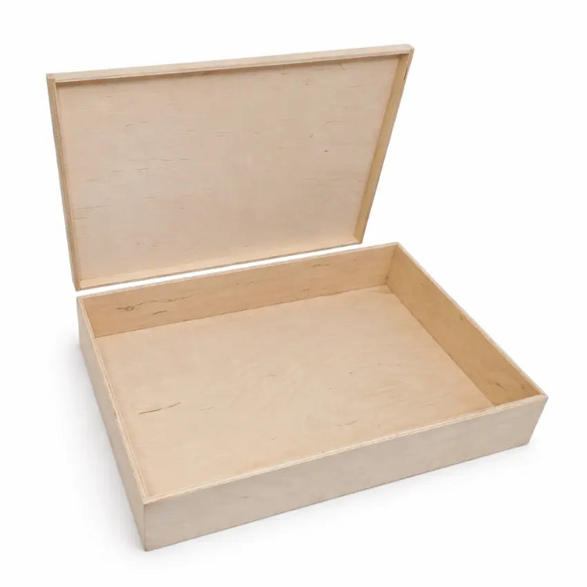 houten speelbak met losse deksel