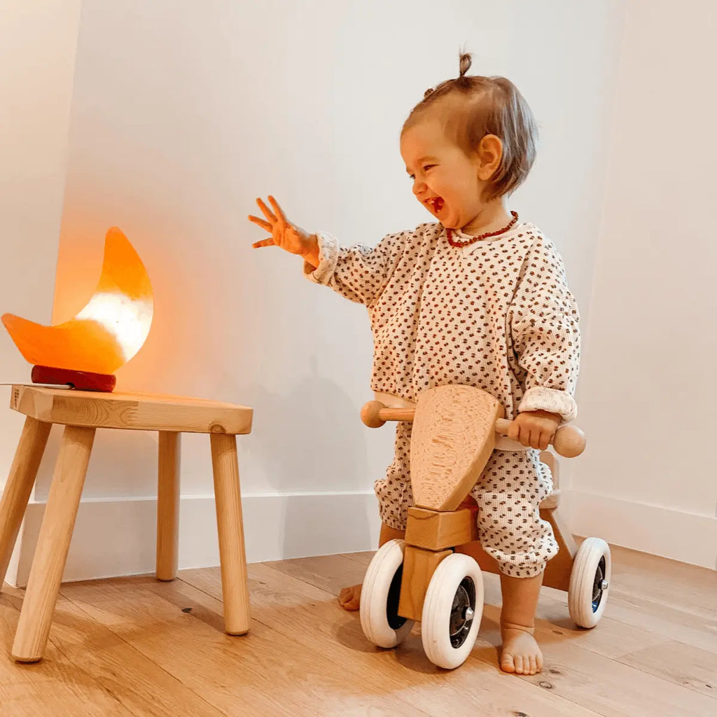 Himalaya zoutlamp maan rood Baby Natura