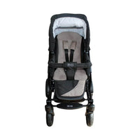 Lamsvacht buggy / autostoel grijs