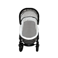 Lamsvacht kinderwagen grijs