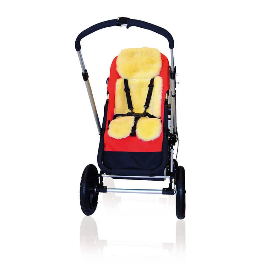 Lamsvacht "little king" autostoel