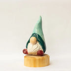 Kabouter Tomte blauw steker
