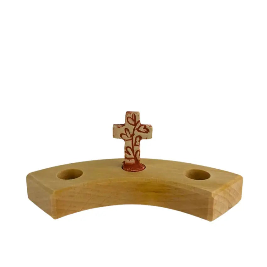 Kruis met hartjes steker