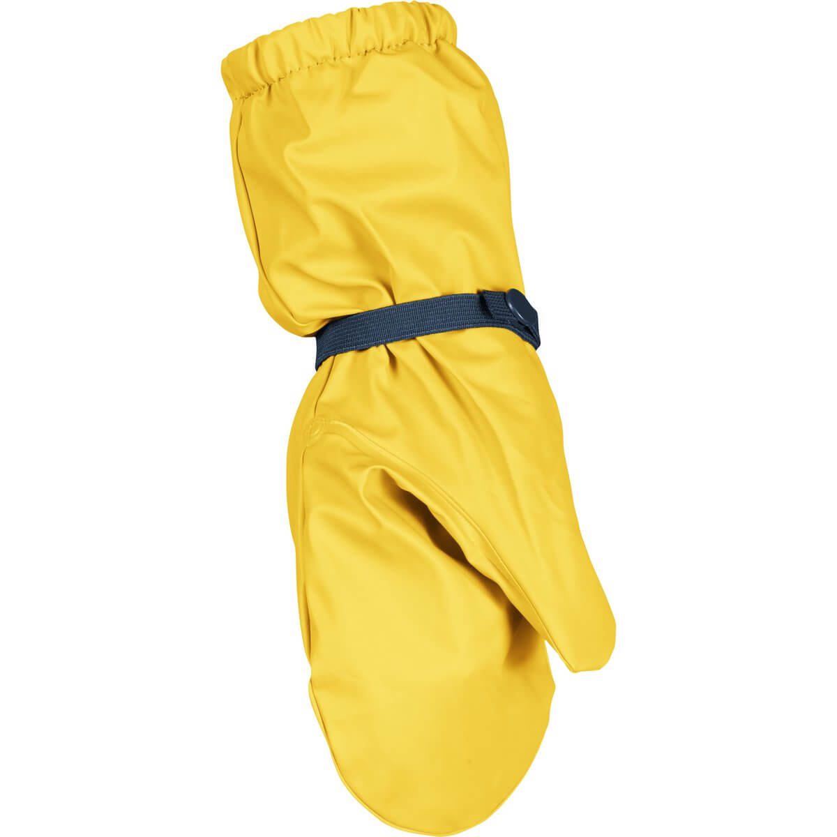 Regenhandschoen met fleecevoering geel