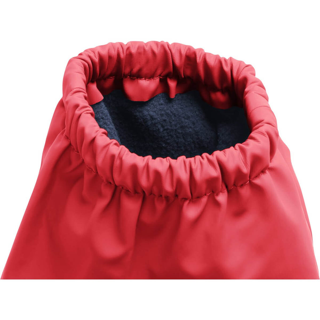 Regenhandschoen met fleecevoering rood
