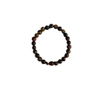 Tijgeroog-Kattenoog-Valkenoog kogelarmband 6mm kind